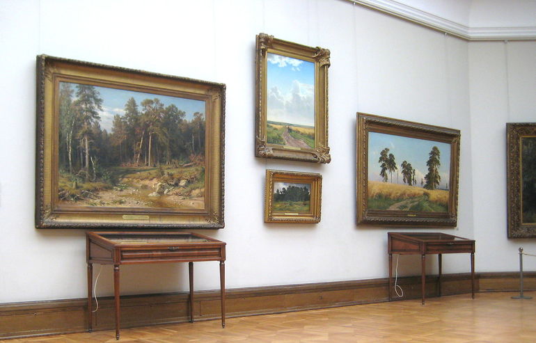 Картины Шишкина в Третьяковской Галерее