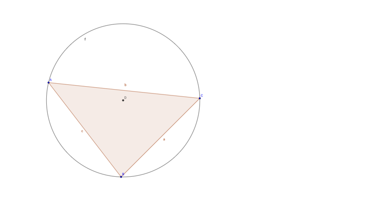Треугольник описанная окружность