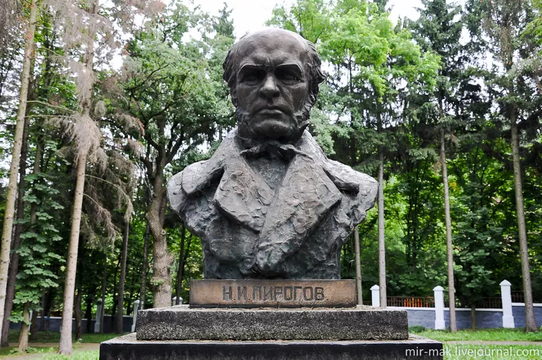 Памятник знаменитому хирургу