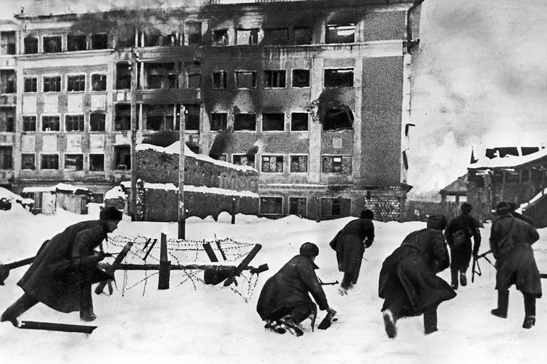 Город в послевоенное время и сегодня