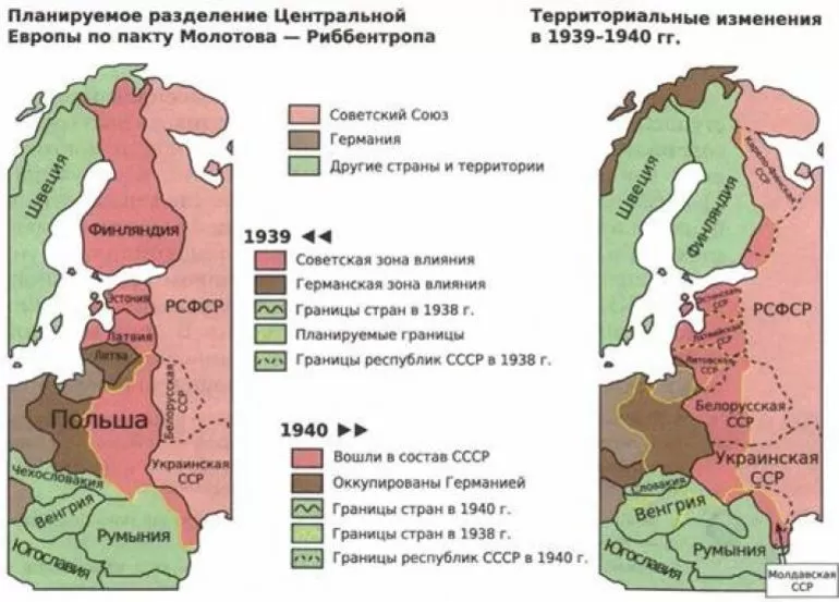 Передел границ в европе