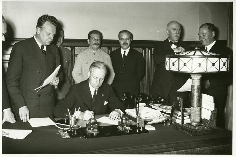 Подписание пакта 1939года