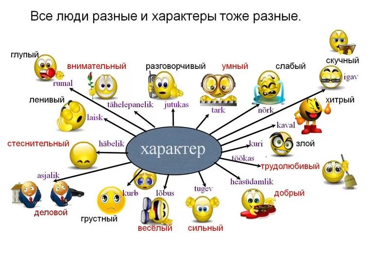 Использование прилагательных и существительных