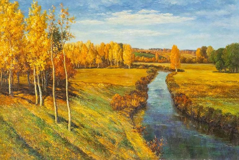  Левитан начал работу над картиной «Золотая осень».