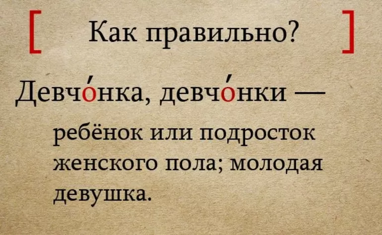 Основные правила орфографии