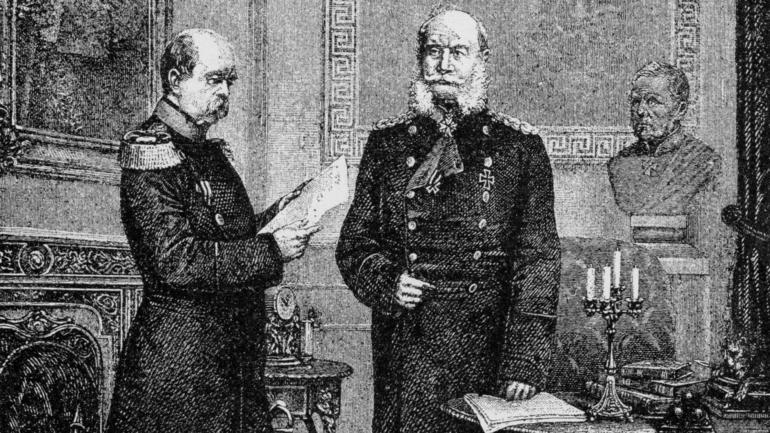 В 1862 г. Бисмарк был вызван королём на родину. 