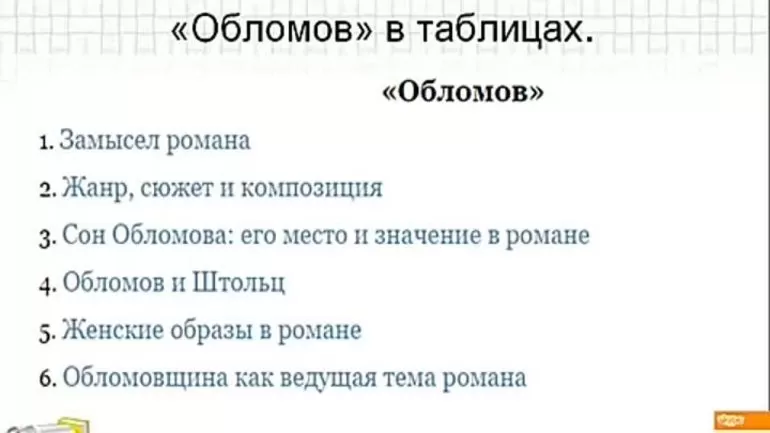Главного героя одноименного романа И. А. Гончарова