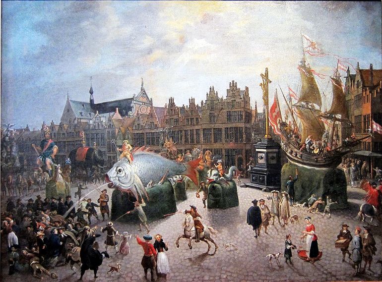 Самый крупный город Нидерландов того времени — Антверпен