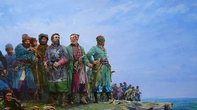 Ермак — это атаман казаков,