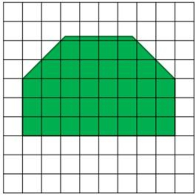  измерение площади с помощью палетки