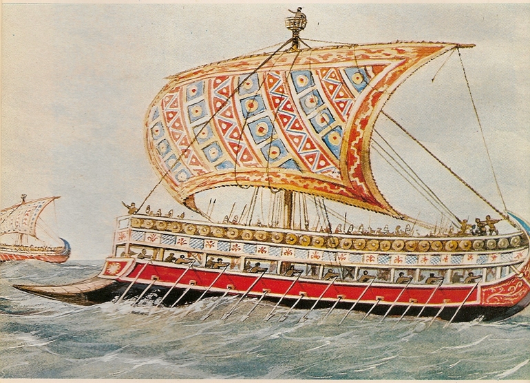 Корабли финикийцев