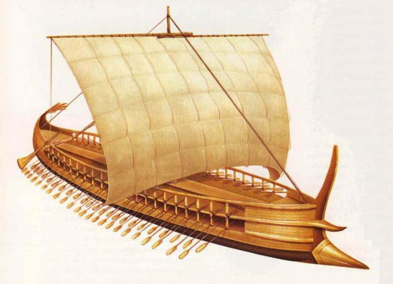  Финикийское торговое судно 