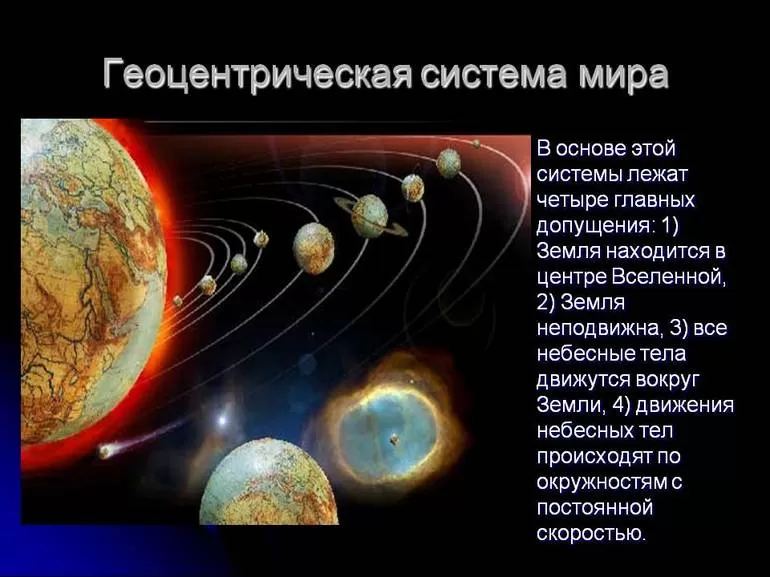 Как возникла геоцентрическая система мира в античности