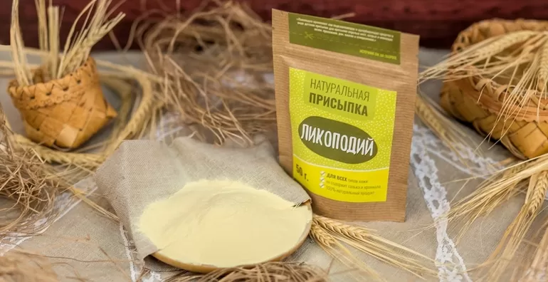 Ликоподий в качестве обсыпки таблеток