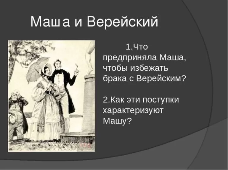 Поведение и взаимоотношения персонажа романа Пушкина Дубровский