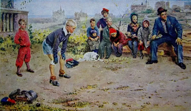 Сочинение по картине Алексея Григорьева «Вратарь»