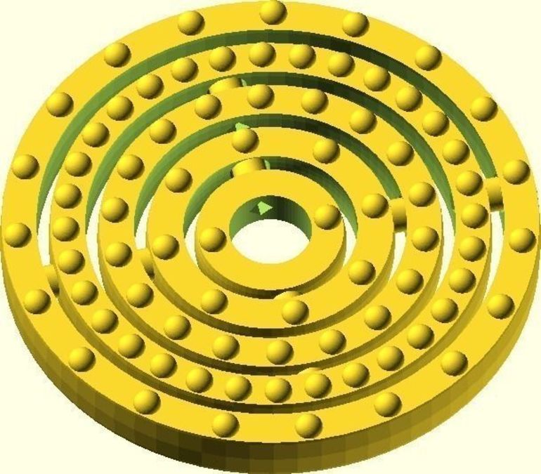Структура атома золота