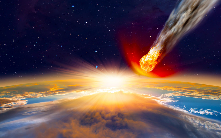 Столкновения астероида