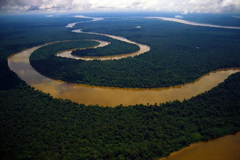 Вид на Амазонскую низменность