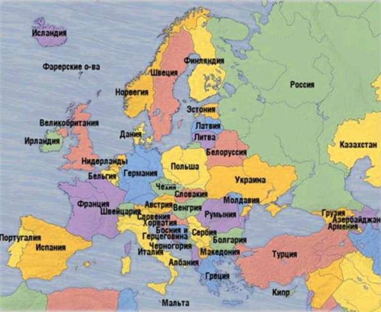Микрогосударства зарубежной Европы: общие особенности малых стран