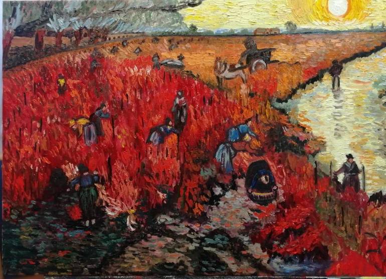 Картина «Красные виноградники в Арле» 