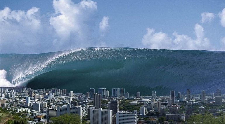 Описание основных причин происхождения цунами