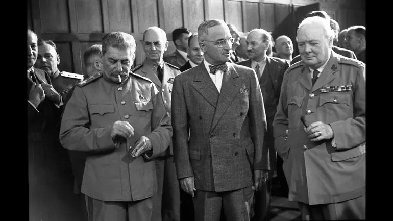 Участники Потсдамской конференции