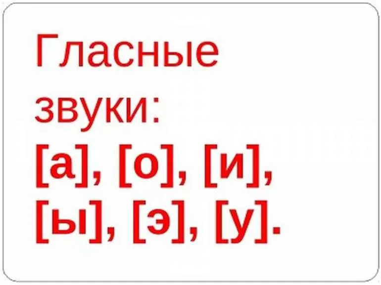 На какие группы делятся гласные звук