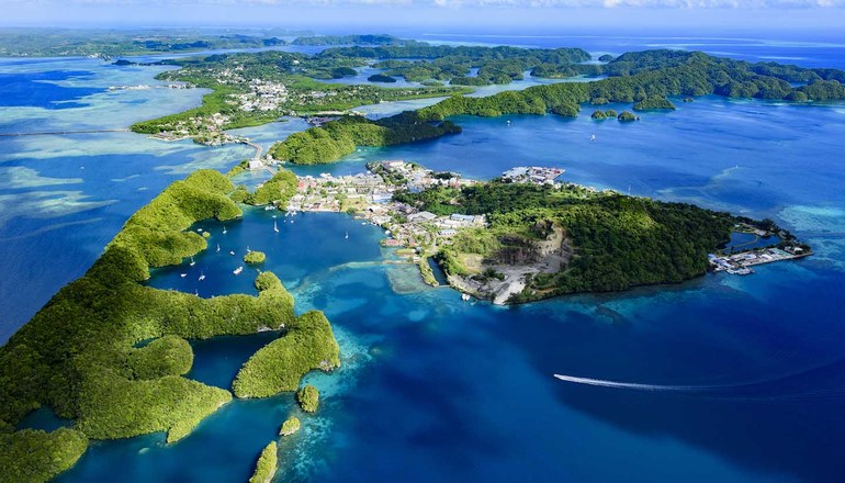 Океания занимает первое место в мире по скоплению островов