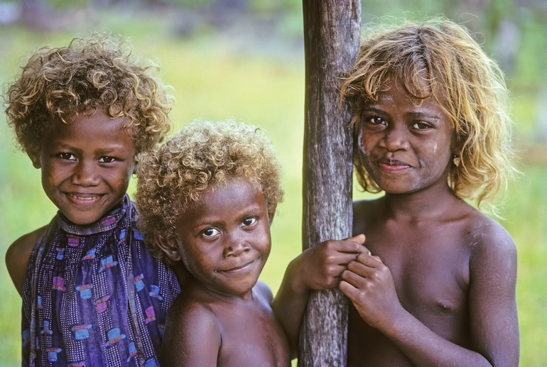 Расовая группа — меланезийцы 