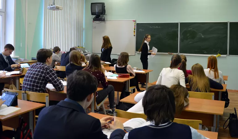 На уроке математики