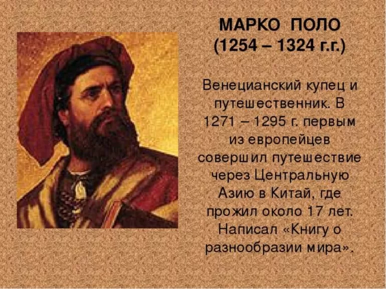 Исторические факты о путешественнике Марко Поло