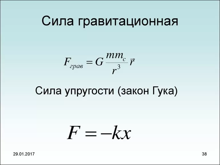 Определение и формула кинетической и потенциальной энергии