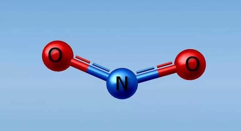 Двуокись азота (IV) — NO2.