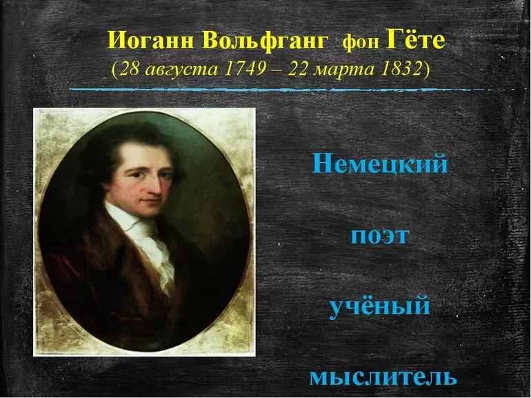 Ранние годы Иоганна Вольфганга фон Гете