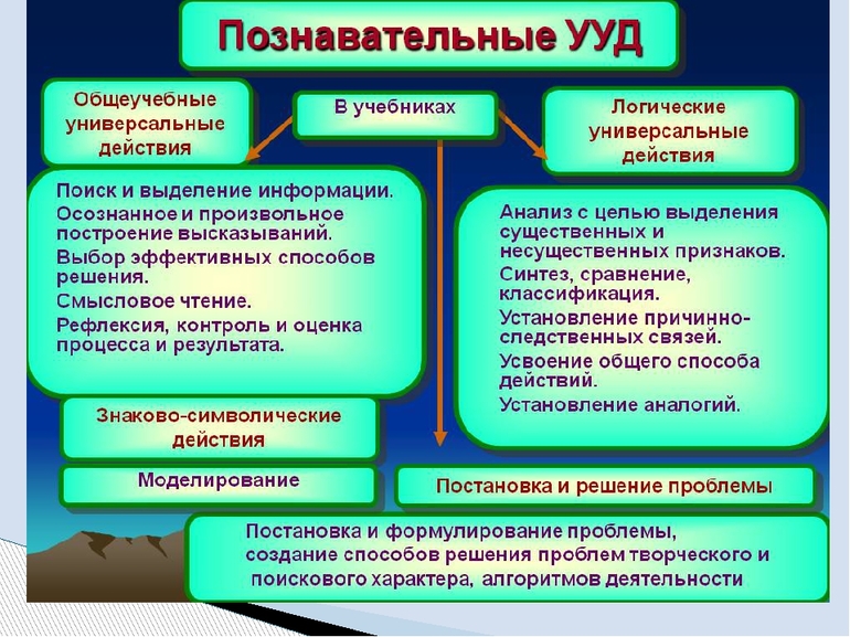 Познавательные универсальные учебные действия