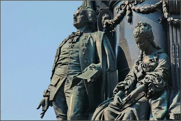Императрица Екатерина и Державин