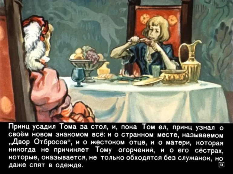 Содержание романа «Принц и нищий»
