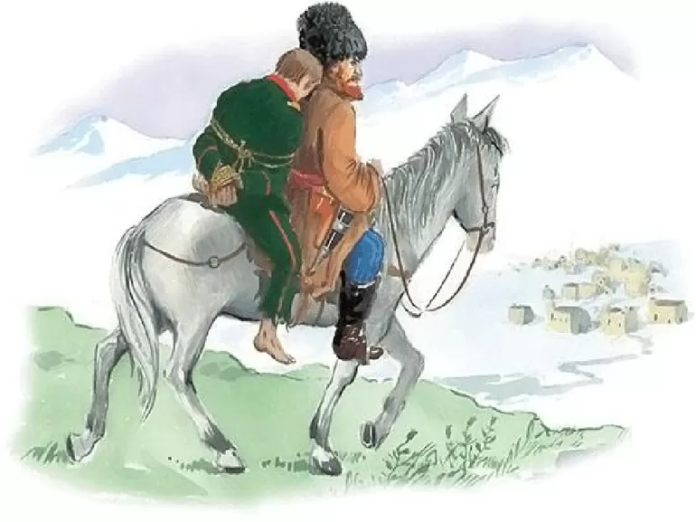 Краткое содержание рассказа Толстого «Кавказский пленник»