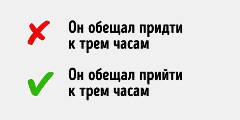 как пишется слово прийти