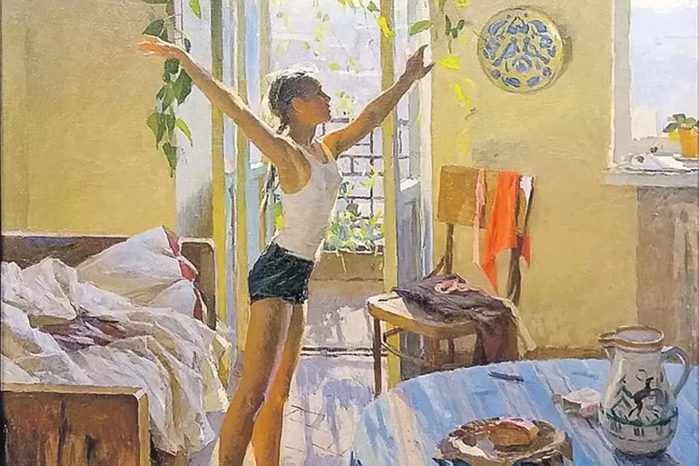 Утро девочки