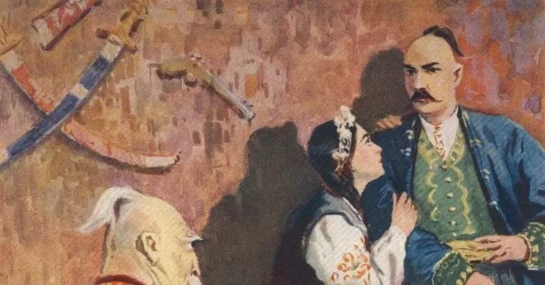 Казак Бурульбаш и отец катерины