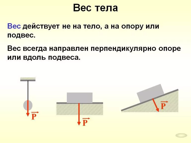 Вес тела