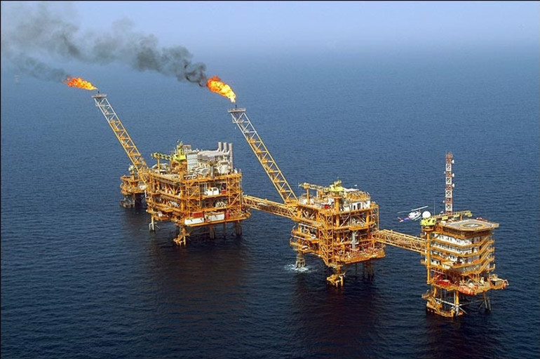 Добыча нефти в персидском заливе