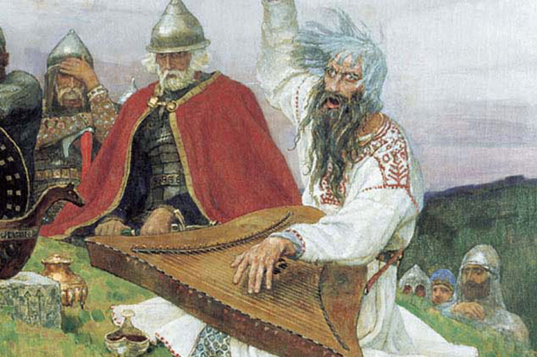 Образ Баяна в картине Васнецова 