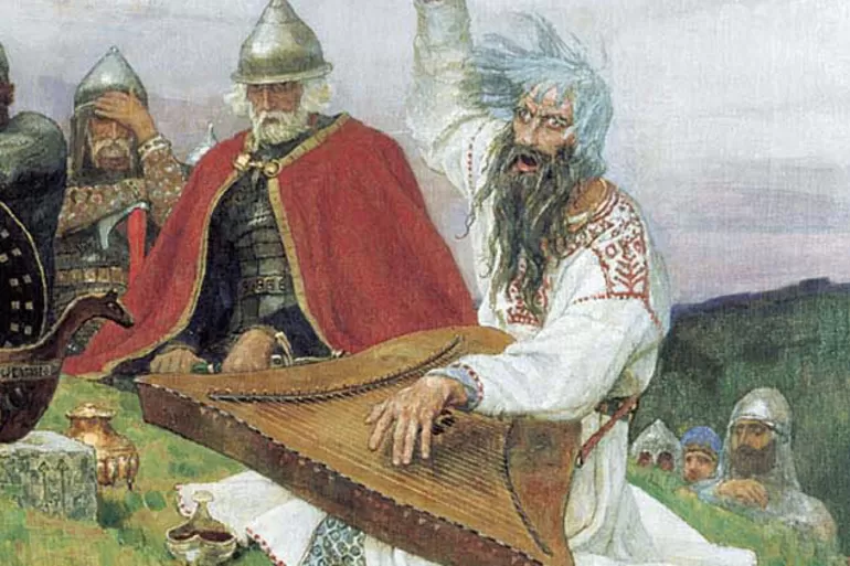 Образ Баяна в картине Васнецова