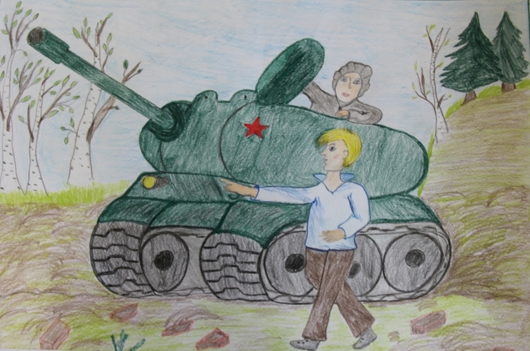 В  «Рассказе танкиста» рассказывается о подвиге мальчишки