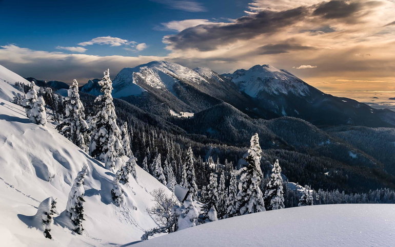 Красота гор зимой