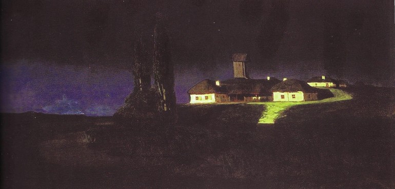 Картина украинская ночь 