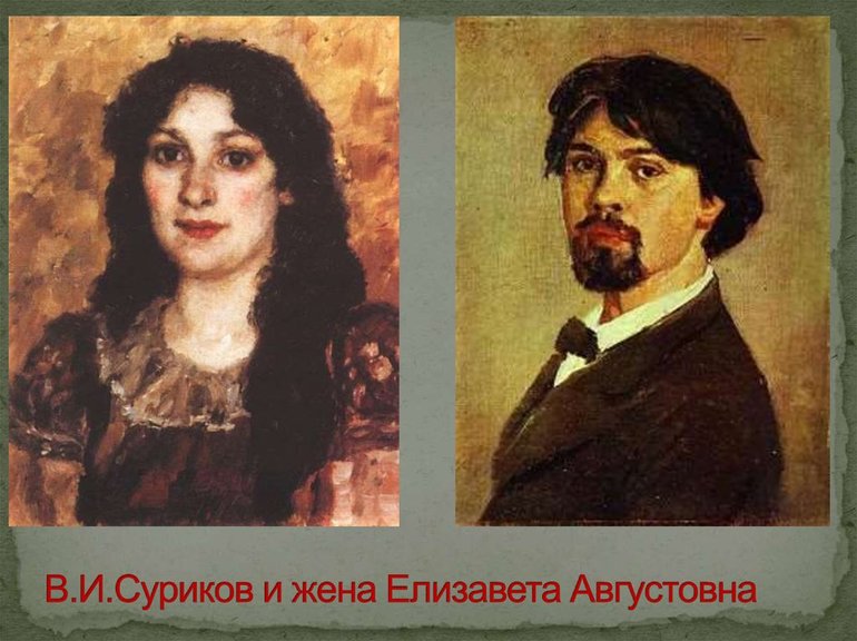 Суриков и его жена